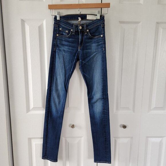 Rag & Bone High Rise Skinny Jeans - Picture 8 of 9